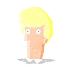 cartoon surprised expression