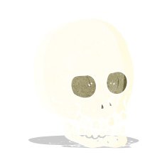 Cartoon Skull N42