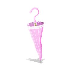 cartoon parasol N6