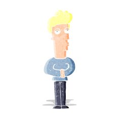 cartoon arrogant man N2