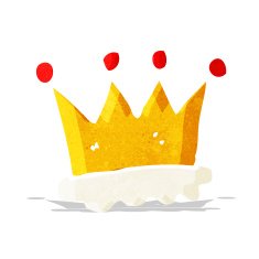 cartoon crown symbol N4
