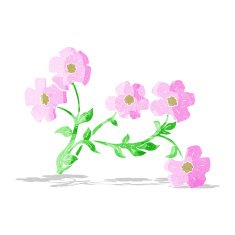 Cartoon Flowers N36