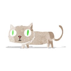 Cartoon Cat N181