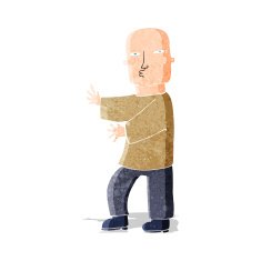 cartoon tough man N2