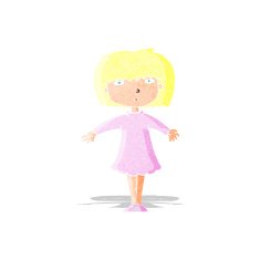cartoon surprised woman N15