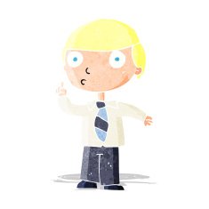 Cartoon School Boy N15