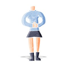 cartoon female body (add photos or mix and match cartoons) N22