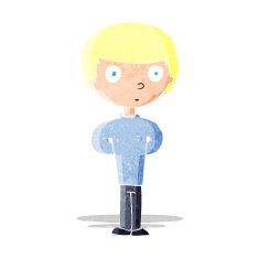 cartoon curious boy N3
