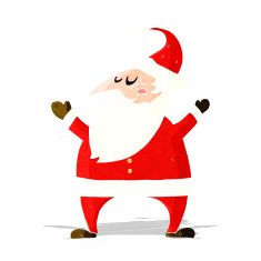 Cartoon Santa Claus N157