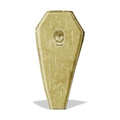 spooky cartoon coffin N2