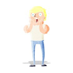 cartoon gasping man N4