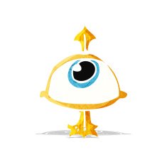 cartoon eye symbol
