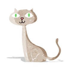 Cartoon Cat N182