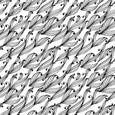 Hand drawn seamless pattern N33