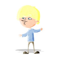 cartoon curious man N9