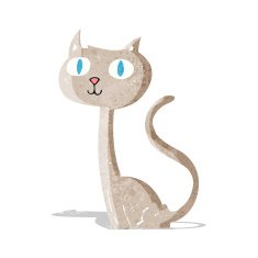 Cartoon Cat N183
