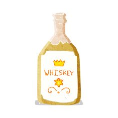 Cartoon Whiskey Bottle N4