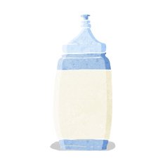 Cartoon Water Bottle N28