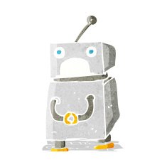 Cartoon Robot N100