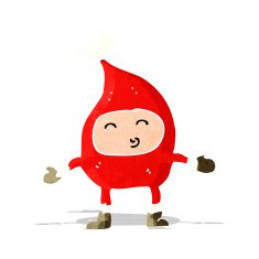 cartoon funny christmas character