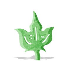 cartoon leaf symbol N3