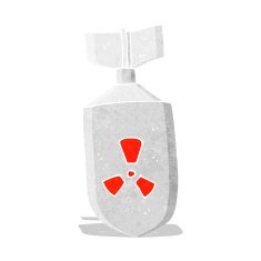 cartoon nuclear bomb