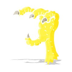 cartoon eagle claw