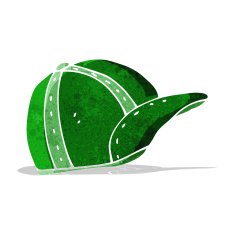 cartoon old school cap