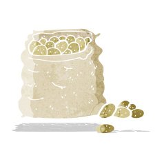 Cartoon Sack Of Potatoes N3