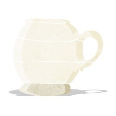 cartoon old style mug