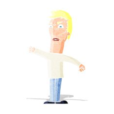 cartoon annoyed man N8