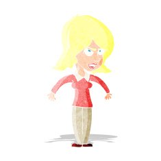 cartoon mean woman N3