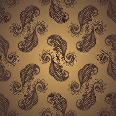 Seamless Ornate Pattern (Vector) Hand Drawn Texture N24