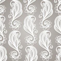 Seamless Ornate Pattern (Vector) Hand Drawn Texture N27