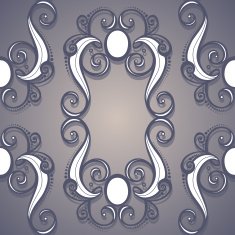 Seamless Ornate Pattern (Vector) Hand Drawn Texture N28