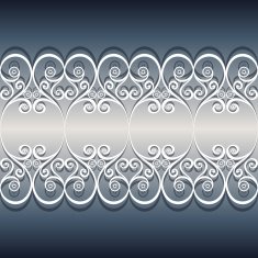 Seamless Ornate Pattern (Vector) Hand Drawn Texture N29