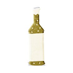 Cartoon Beer Bottle N7