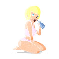 cartoon sexy gym girl