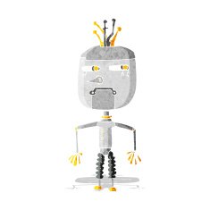 Cartoon Robot N101