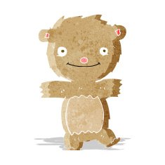 cartoon teddy bear N103