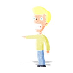 cartoon terrified man N55