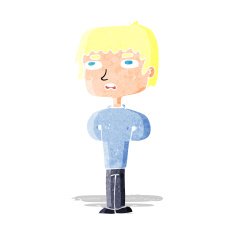 cartoon unhappy man N2