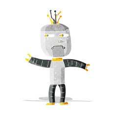 Cartoon Robot N102