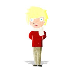 cartoon friendly man N8