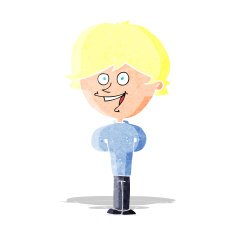 cartoon happy boy N24