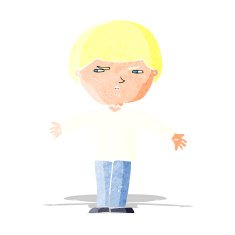 cartoon annoyed man N9
