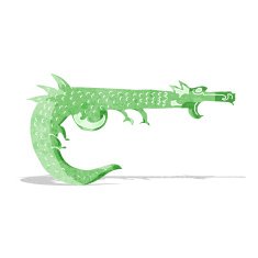 cartoon medieval dragon
