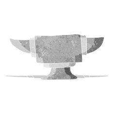 cartoon blacksmith anvil