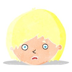 cartoon unhappy boy N4