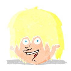 cartoon happy man N47